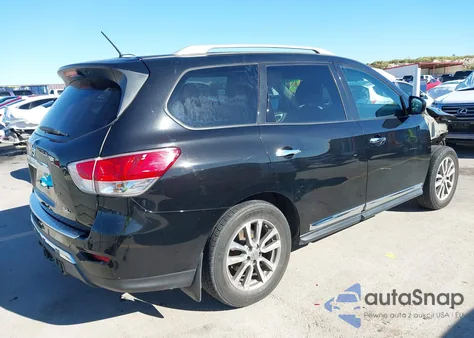 2015 Nissan Pathfinder Sl z USA, uszkodzony, nr VIN 5N1AR2MN3FC664095